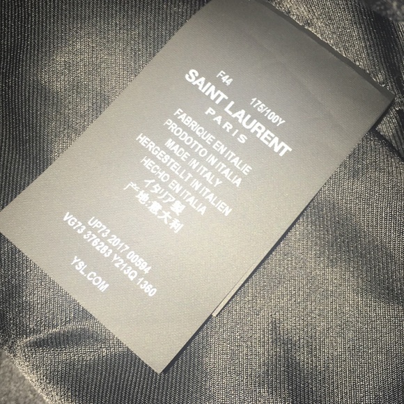 SAINT LAURENT TEDDY VARSITY BOMBER JACKET - Picture 4 of 7